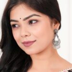 Women's Traditional Silver AZ838-OXidised Chandbali Ethnic Design Jhumka/Jhumki Earrings for Women 4 4b9lGl scaled 1 Divohum