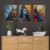 Set of Three Wall Paintings for Wall Dacoration Golden Framed Wall Paintings for Living Room & Bedroom Wall Art for Home Decoration & Office Wall Décor (24x18 inch CH-GD3-8) 1 4uoklA Divohum