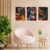 Set of Three Wall Paintings for Wall Dacoration Golden Framed Wall Paintings for Living Room & Bedroom Wall Art for Home Decoration & Office Wall Décor (24x18 inch CH-GD3-5) 2 g5ob9t Divohum