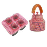 ALUMINIUM TEA KETTLE WITH 4 GLASS 4 DSC 4557 2 Divohum