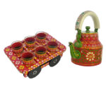 ALUMINIUM TEA KETTLE WITH 4 GLASS 4 DSC 4577 2 Divohum