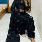 Women's Fendi Silk Solid Muslim Straight Kurti With Pant and Dupatta set 4 E7BTtR Divohum