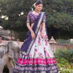 Women's Patola Print Tussar Silk Lehenga Choli Dupatta Set 4 QficxT Divohum
