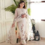 Women's Lilan Cotton Floral Printed Straight Pakistani Kurti with Pant and Dupattta 4 cwJheI Divohum