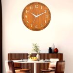 Wooden Silent Non-Ticking Wall Clock for Home Stylish Latest Designer Wall Clock for Home Living Room Bedroom Office Hall 4 mU6I9w Divohum