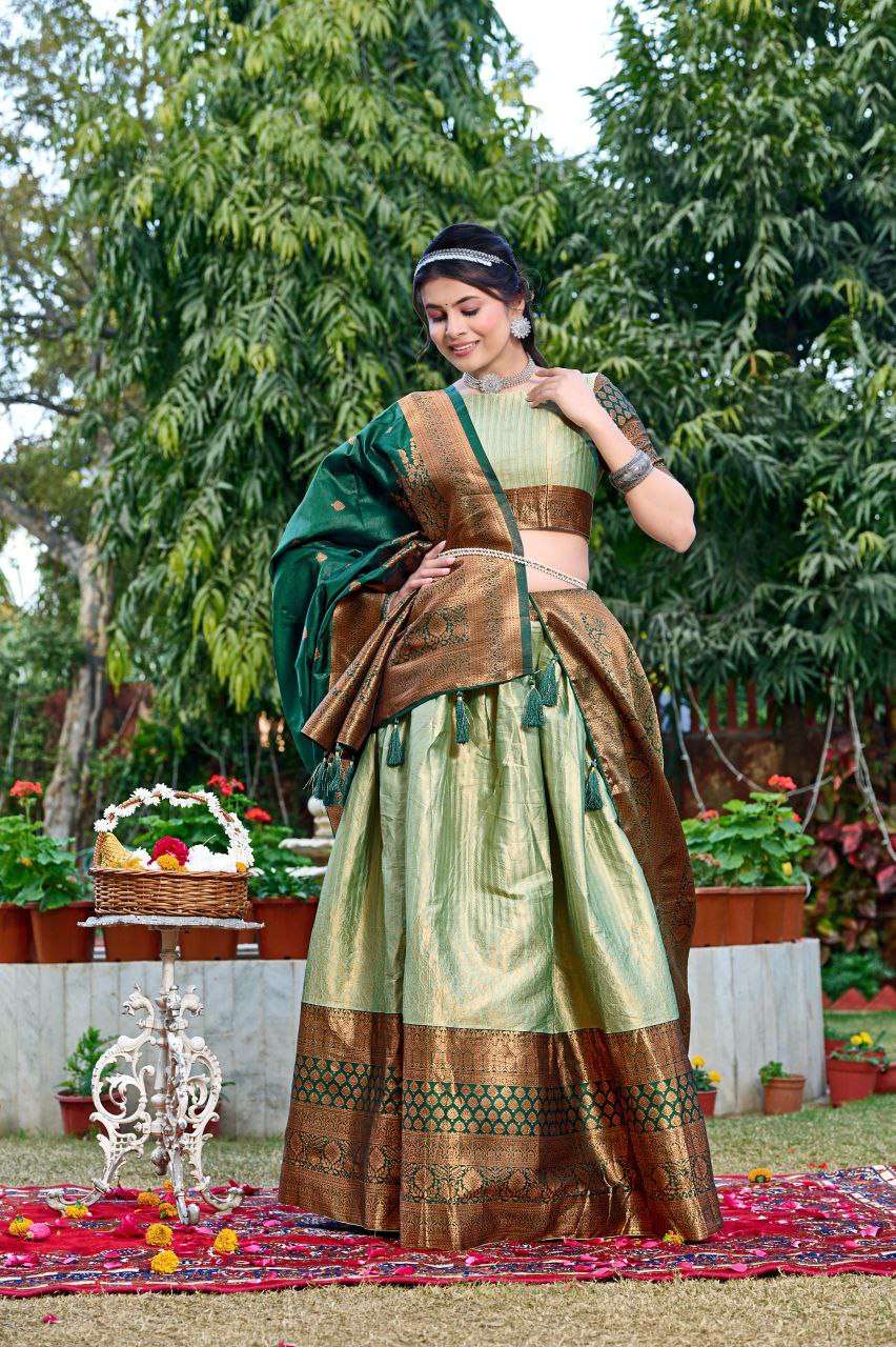 Women's Tussar Silk Patola Print Lehenga Choli Dupatta Set 4 zsnSGH Divohum
